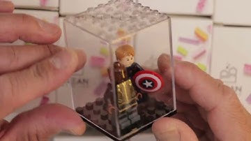 Lego Figures display case by Clean My Bricks