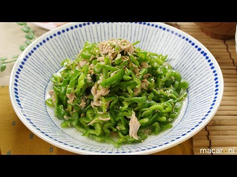 【キャンプおつまみ】甘辛ミンチ肉とフレッシュピーマン。ピーマンをお皿かわりに！. 