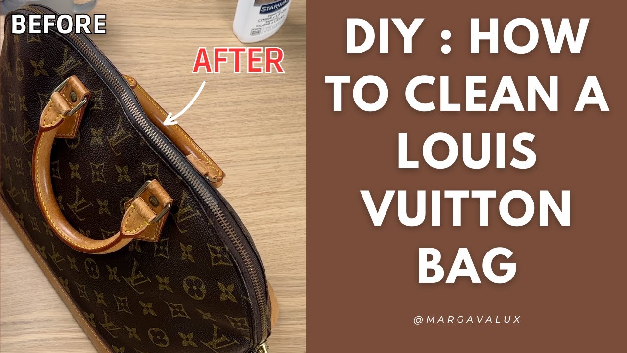 How To Clean And Care Your Louis Vuitton Alma Bag in Monogram Canvas