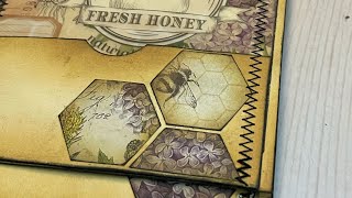 HOW TO: Making the Honey Bee & Lavender Folio (Part 1)