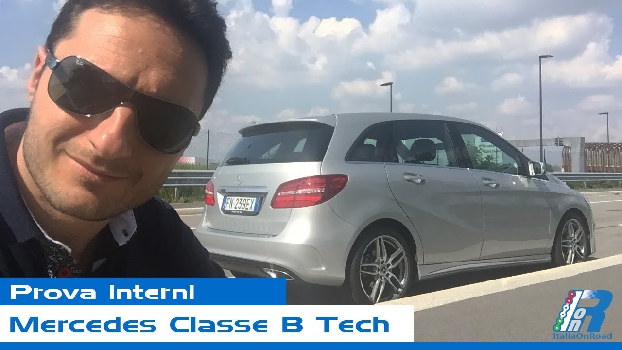 Prova interni Mercedes Classe B Tech - test drive 