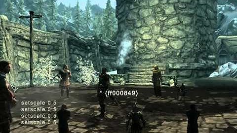 A new start to Skyrim with console commands and Gautzsch