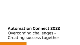 Automation Connect 2022