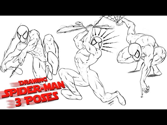 Idk how people can draw Spidey poses so easily : r/Spiderman