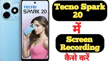 How to record screen in Tecno Spark 20 with audio || Tecno Spark 20 me screen recording kaise kare |