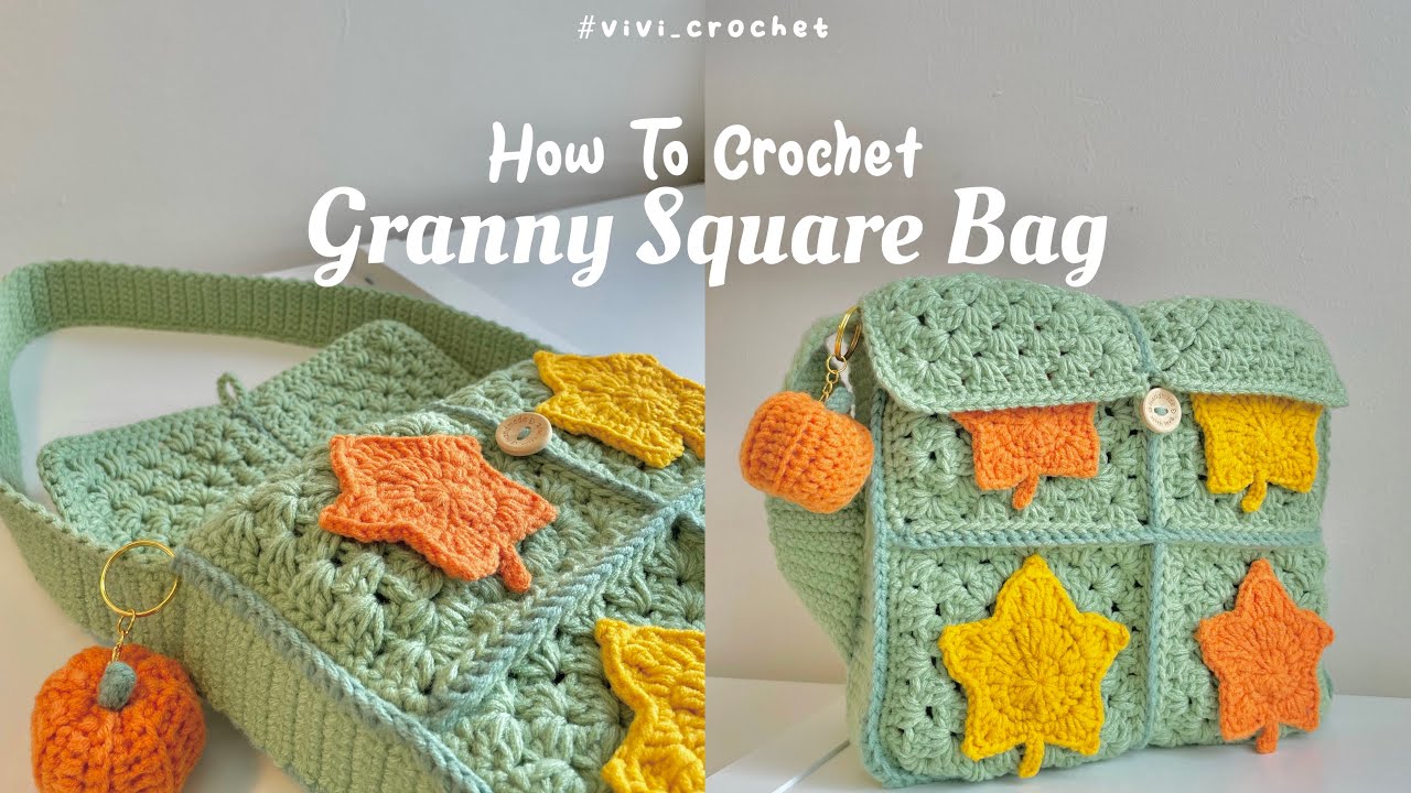 Crochet Granny Squares Bag Video