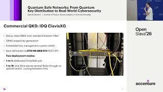 3 - Quantum Safe Networks From Quantum Key Distribution to Real World Cybersecurity - Samuel Klement