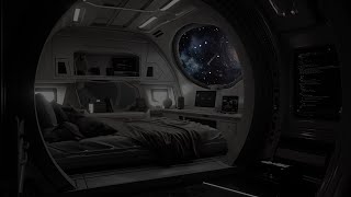 Celestial Sleep - Drift Away with Relaxing Space Ambience | Cozy Bedroom Outdoor Space