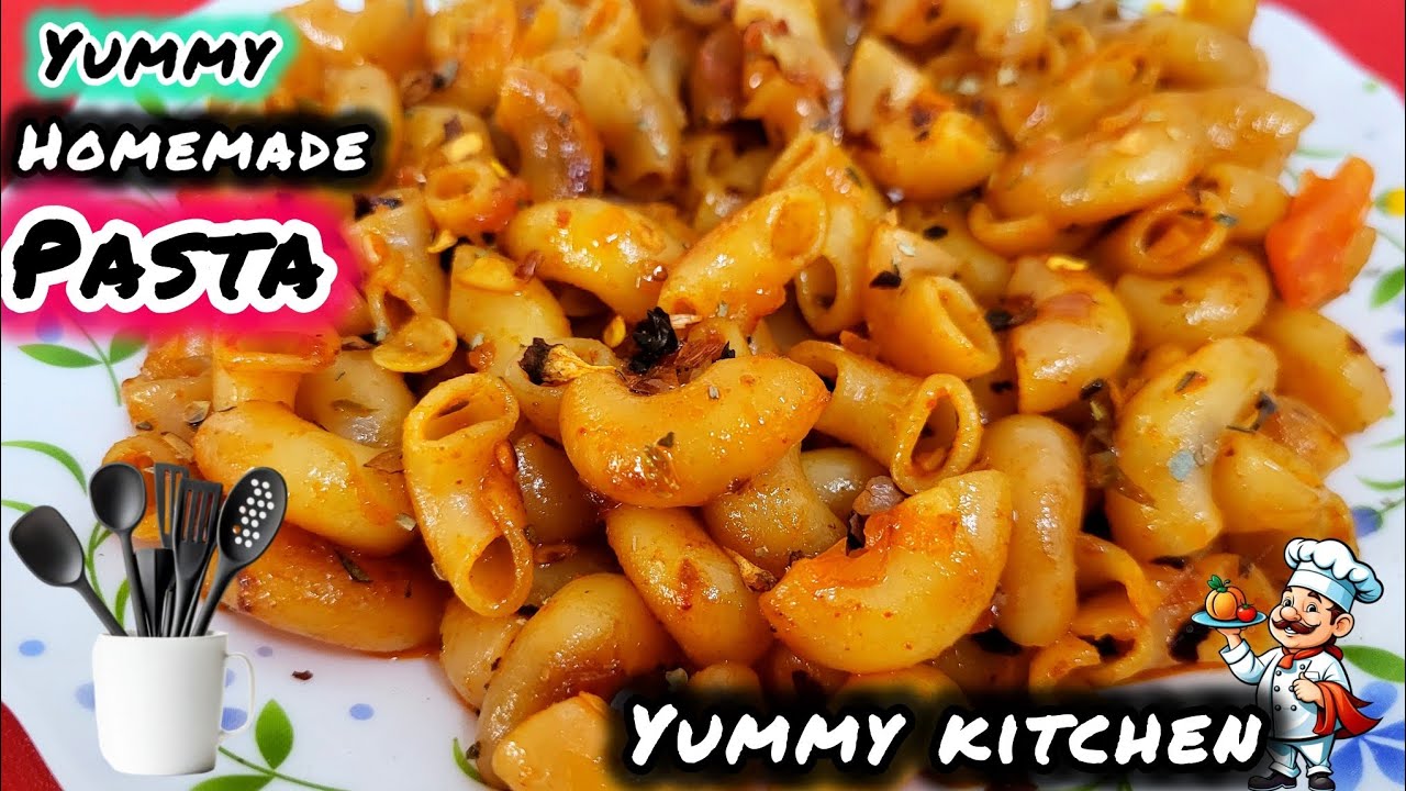 Restaurant style Homemade red sauce pasta~@yummykitchen555 - YouTube