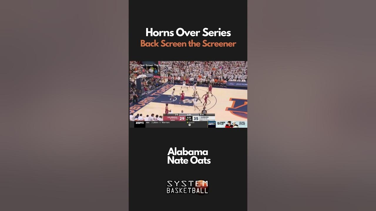 Nate Oats Alabama Quick Hitter Horns Over Screen the Screener for