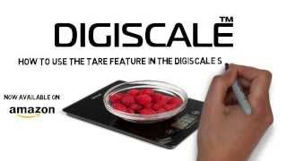 Digiscale Digital Kitchen Scale Tare Instructions