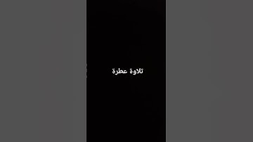 تلاوة عطرة #القرآن_الكريم #راحة_نفسية #صلوا_على_النبي #تلاوة_خاشعة #تلاوات #ياسر_الدوسري