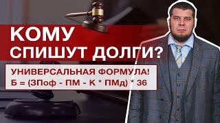 СПИШУТ ЛИ МНЕ ДОЛГИ? / ФОРМУЛА БАНКРОТСТВА ФИЗИЧЕСКИХ ЛИЦ