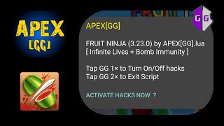 FRUIT NINJA lua script for Enhanced GamePlay with GameGuardian screenshot 5