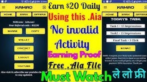 Baap of earning app|| How to make an earning app || AIA file of earning app || Thunkable tutorial #1
