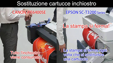 CANON iPF6400SE vs EPSON SC-T3200 Series