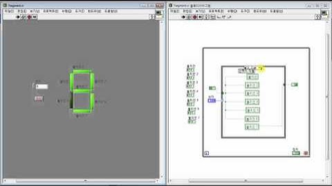 Labview FND/7segment example
