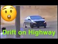 CRAZY DRIFTING ON HIGHWAY 2021 drift compilation police 240km/h 150mph
