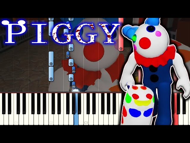 Clowny Song Piggy Roblox Chapter 8 Skin Youtube - roblox piano sheet music roblox outfit generator