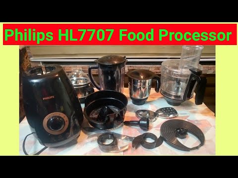 Philips HL7707 Mixer Grinder review |  hl7707 Food Processor demo