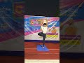 36th national games Yoga performance by rubber girl of India Anvi zanzarukia #nationalgames #yoga