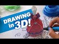 Drawing in 3 DIMENSIONS! | Scribbler 3D Pens | drawingwiffwaffles