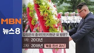 김정은, 정전 65주년에 마오쩌둥 장남묘 방문…미중 줄타기