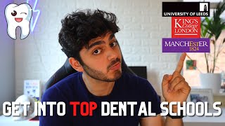 How I got into the BEST dental schools | (maximise your summer)