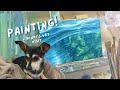 Art Vlog | Painting Water in Oils, Plant Propagations, and Dog Vet Emergency