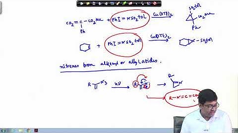 Lecture 18: Reaction of  Nitrene