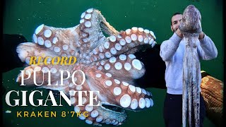 💥PULPO GIGANTE 8,7 KG Y PULPOS GRANDES✔PESCA SUBMARINA EN GALICIA