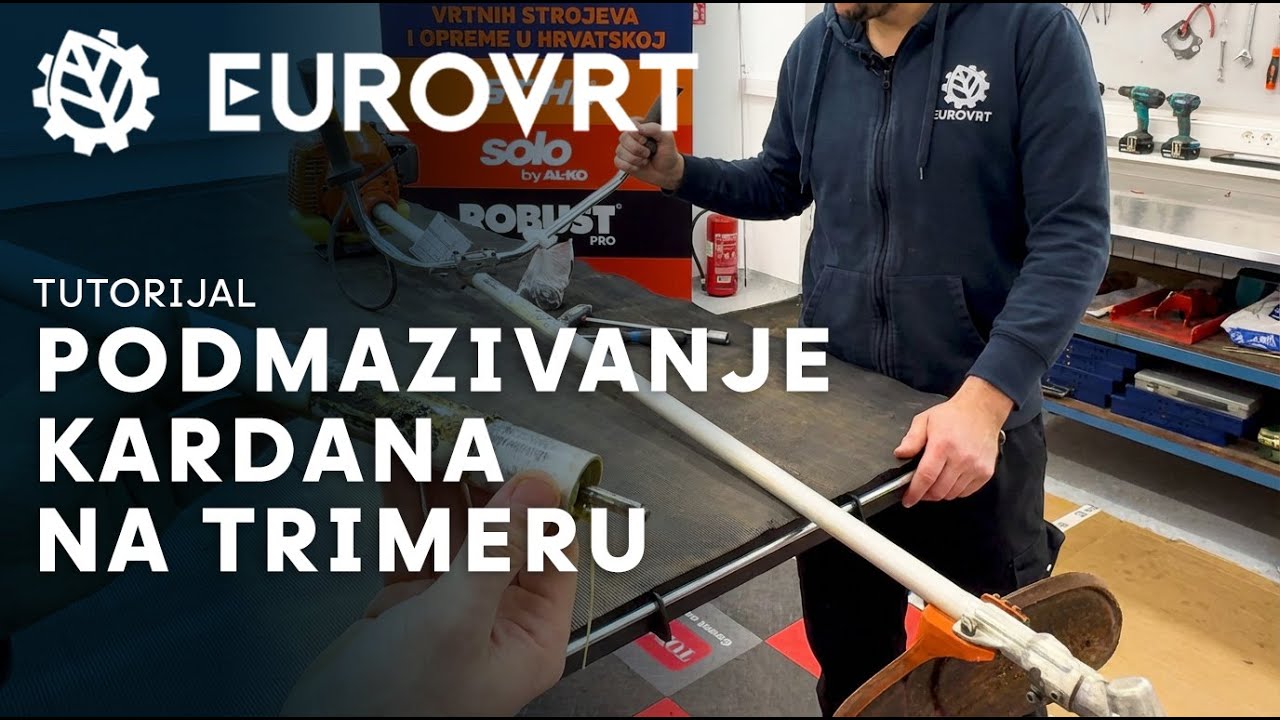 Trimer vibrira i zvecka u cijevi? Rješenje je podmazivanje KARDANA | EUROVRT