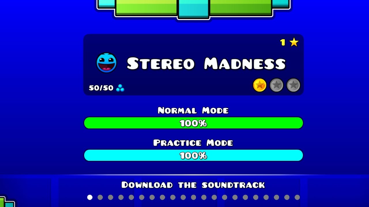 Me pase el primer nivel de geometry dash - YouTube