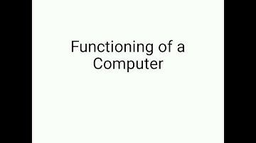 Grade 4 - Computer science||Lesson 2 - FUNCTIONING OF A COMPUTER (part 1) done by Sandhiya Mahadevan