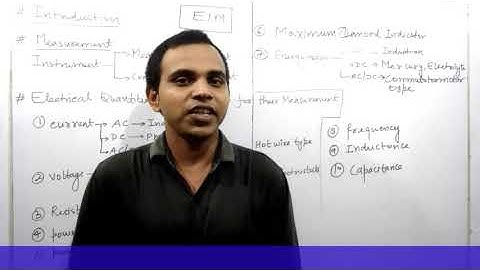 Lec 01/Introduction of electrical measuring instrument || EIM || By jitendra sir