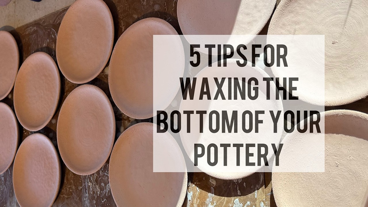 5 советов по нанесению воска на дно керамических изделий