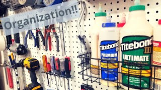 DIY Garage Shop Peg Board