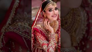 Bridal look of Pakistani celebrities ️ Ayeza khan Aiman khan 
