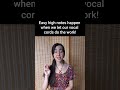 Easy High Notes Happen When we Let our Vocal Muscles do the Work!