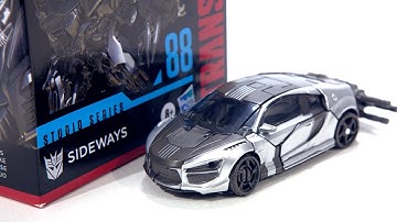 Transformers Movie 2 ROTF Studio Series 88 Decepticon Deluxe Sideways Vehicle Car Robot Toy