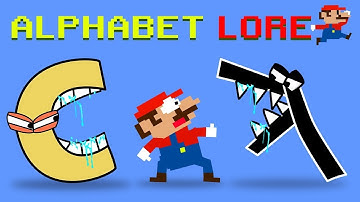 Alphabet Lore (A - Z...) But Fixing Letters | Big trouble in Super Mario Bros 5