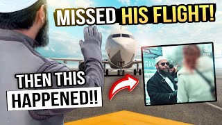 ✈️🤯Shaykh Uthman MISSED his Flight 🇺🇸 but then this happened❗