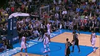 Kawhi Leonard dunks over Serge Ibaka (Mar 16, 2012)