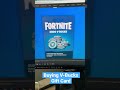 How To Redeem Fortnite V-Bucks Giftcard