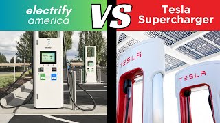 Electrify America vs Tesla Supercharger