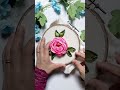 Making Rose Flower Embroidery with Unusual Methods