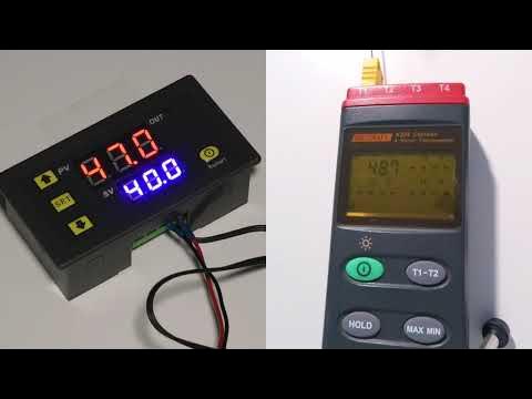 How to use W3230 Thermostat Heat and Cold Relay Controller AC DC  12V/24V/120/220V P1 to P8 