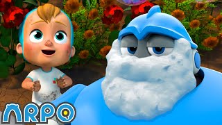 Bath Time Bubbles!! | ARPO The Robot | Funny Kids Cartoons | Kids TV Full Episodes