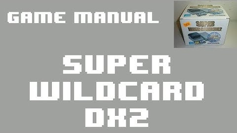 [SNES Manual] Super Wildcard DX2 (Peripheral) Animated Game Manual - for Super Nintendo / Famicom
