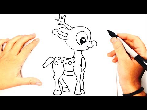 Video: Cómo Dibujar Un Cervatillo